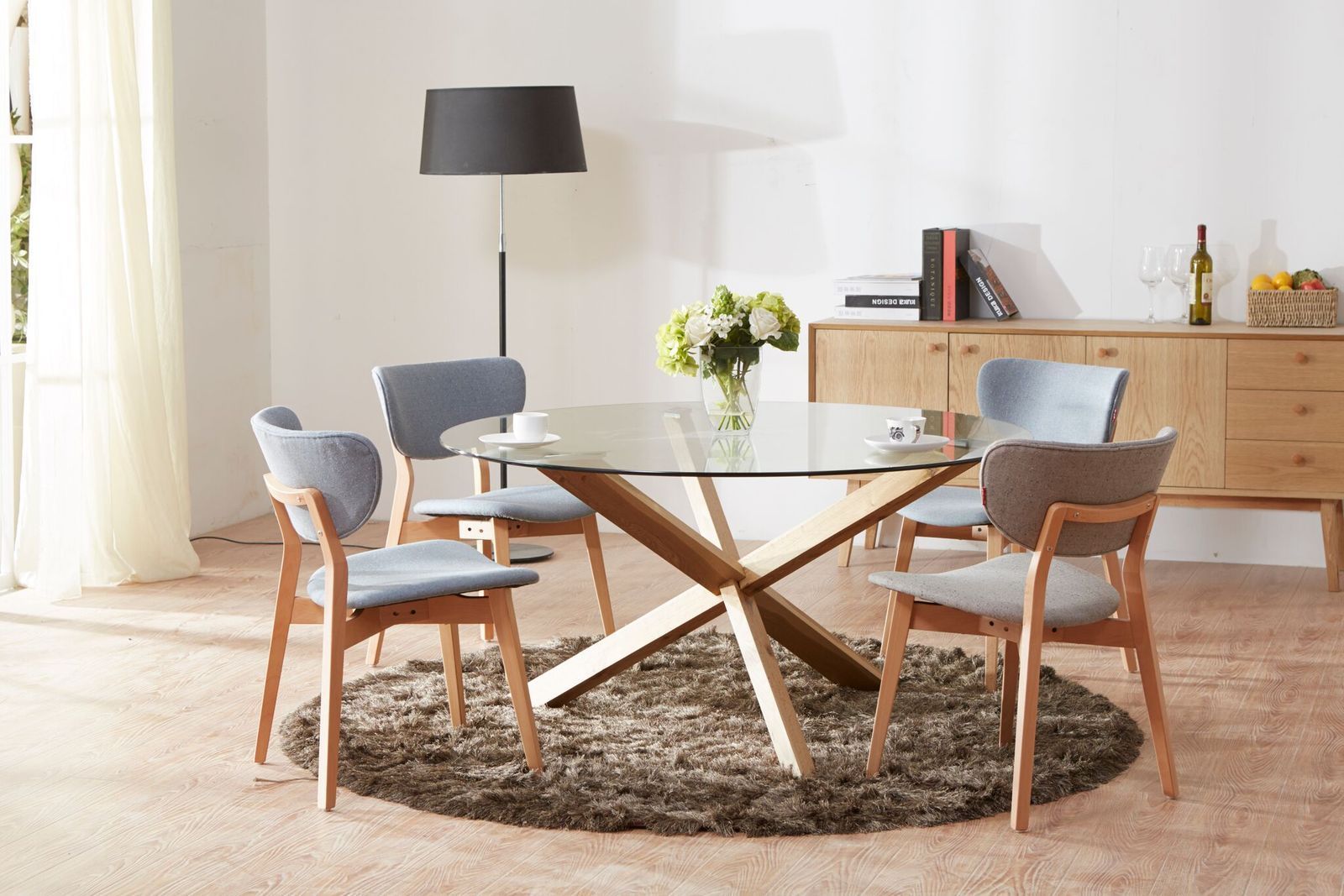 Contemporary Round Dining Room Tables With Leaves