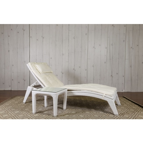 DYNASTY OUTDOOR  SUN LOUNGE - WHITE