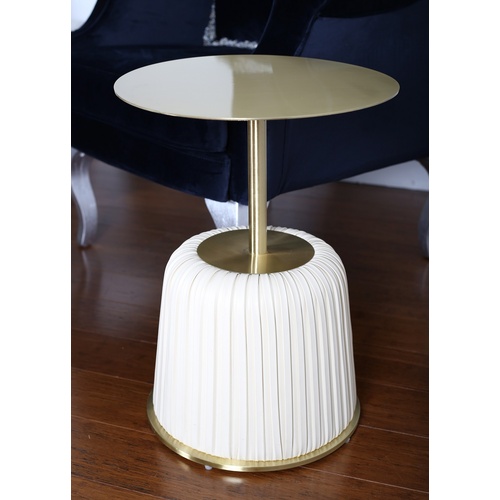 TRUMPET END TABLE - LIGHT COFFEE